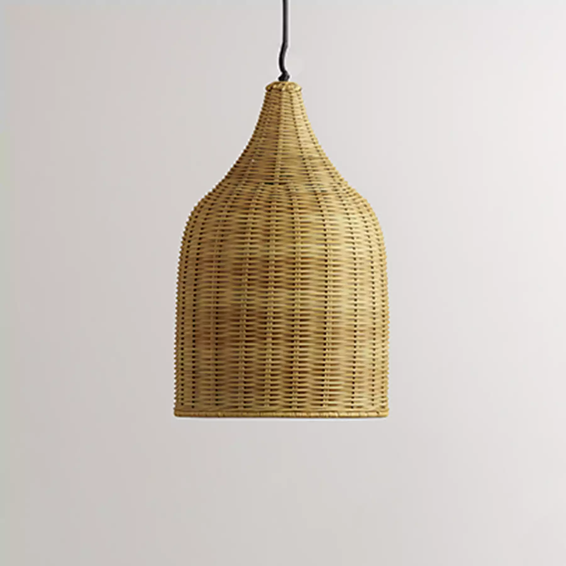 Woven Rattan Pendant Light